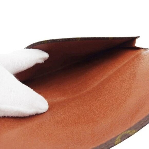 LOUIS VUITTON Billfold Monogram Beige Monogram Canvas Authentic Used - Picture 7 of 8